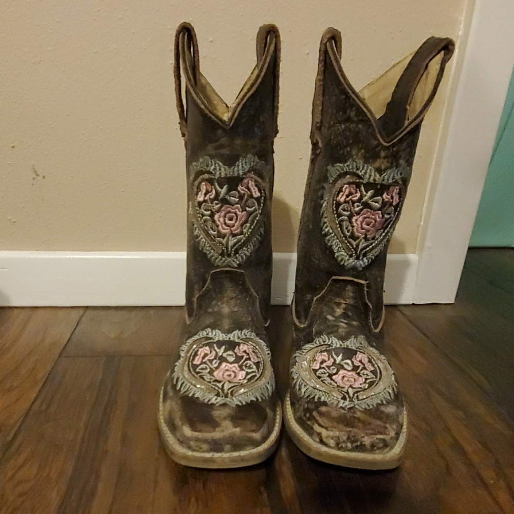 Girls Roper cowboy boots